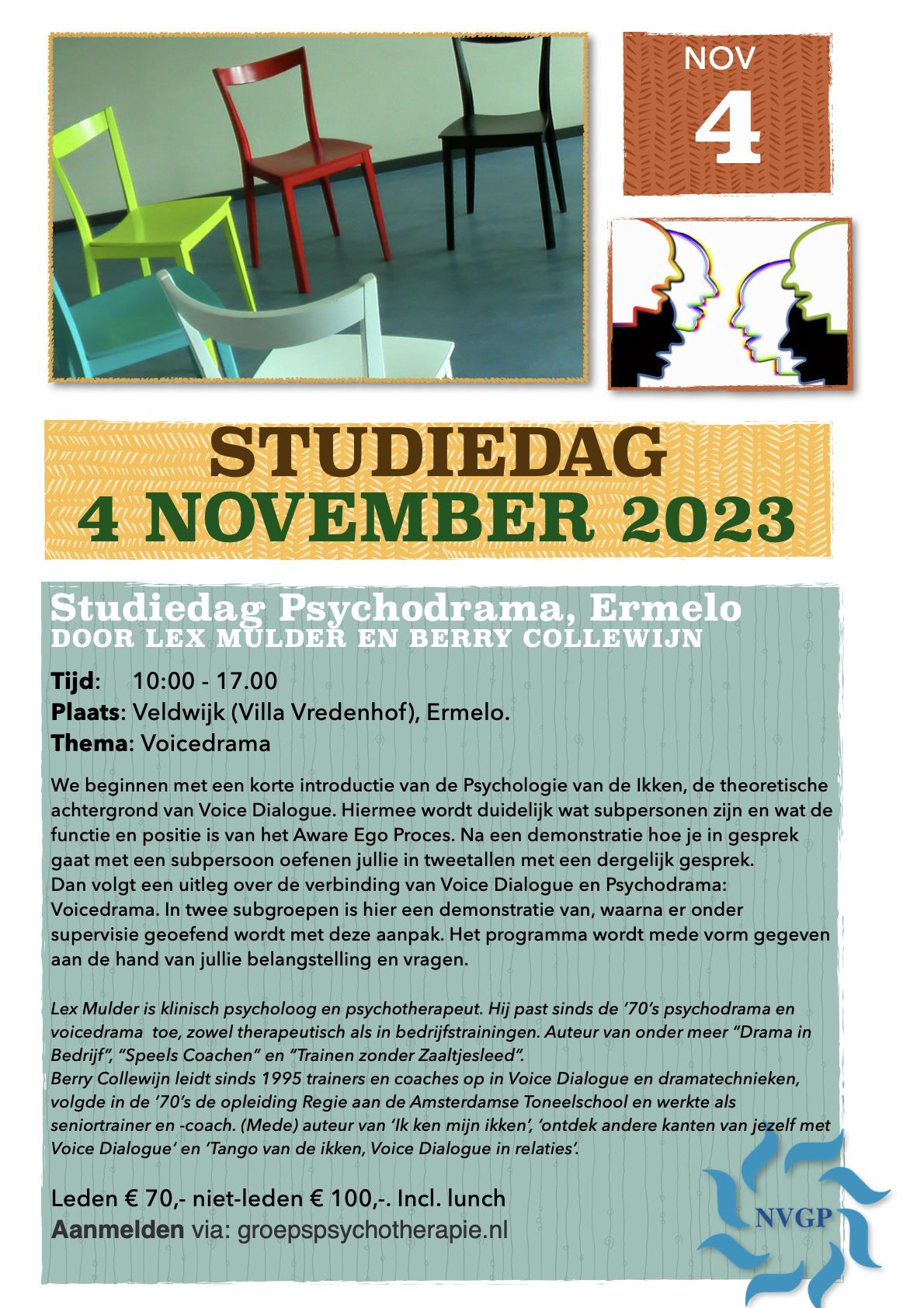 Studiedag psychodrama: Voicedrama